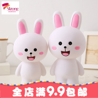 可爱卡通布朗熊儿童防摔存钱罐储蓄罐女孩成人韩国创意塑料储钱罐