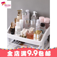 特大号化妆品收纳盒透明抽屉式桌面收纳梳妆台化妆盒护肤品置物架