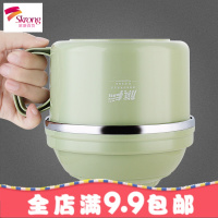 304不锈钢学生碗筷套装带盖饭碗宿舍大号饭盒成人便当盒泡面碗