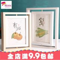 轻奢旋转相框创意摆台双面加洗照片个性创意简约可爱六七寸6寸7寸
