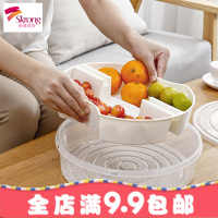 双层创意厨房客厅水果盘瓜果篮懒人糖果盘吃瓜子神器果蔬篮干果盘