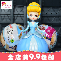 迪士尼 换衣公主 白雪贝儿灰姑娘爱丽丝美人鱼手办摆件小孩子