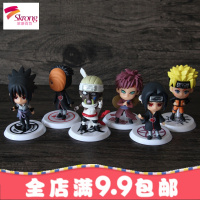 火影忍者手办鸣人佐助卡卡西宇智波鼬卡卡西模型玩偶公仔蛋糕摆件