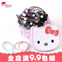 儿童饰品不伤橡皮筋珍珠绳女童头饰扎头宝宝头绳圈头花