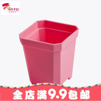 全新加厚多肉植物小黑方彩方超厚7cm10cm大方盆塑料花盆七方包邮