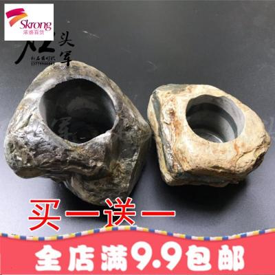 石头军 包邮九龙壁花盆 孔径6.3cm送5.6cm