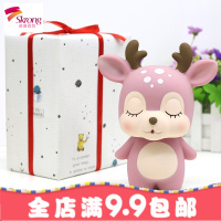 创意可爱儿童存钱罐小男孩女孩卡通防摔储蓄罐成人纸币韩国储钱罐