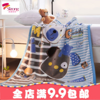 儿童婴儿毛毯双层加厚宝宝盖毯儿小毯子秋冬季双面珊瑚绒毯子
