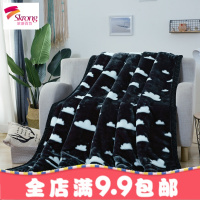 冬季珊瑚绒毯子双层加厚拉舍尔毛毯单人宿舍学生保暖被子冬用床单