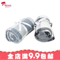 多功能空毯膝盖毯披肩办公室午睡盖腿小毛毯女珊瑚绒懒人毯斗篷