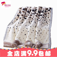 拉舍尔毛毯双层加厚春秋单人双人珊瑚绒毯子冬季被子学生宿舍盖毯