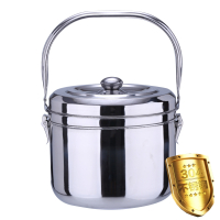 加厚不锈钢节能省电免火再煮锅汤炖蒸焖烧锅保温锅气电两用正 加厚不锈钢色9L(SUS)