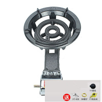 纳丽雅(Naliya)节能大家用炉单个商用铸铁煤气液化气天然气沼气台式单灶 超大尺寸33cm[液化气]套餐