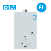 热水器电家用天然气强排式恒温式液化气热水器煤气12升 8升白色+低压启动+强排式-自行安装 液化
