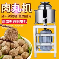 商用多功能大功率不锈钢肉丸鱼丸虾丸打浆机打肉浆机碎肉机绞肉机 20型
