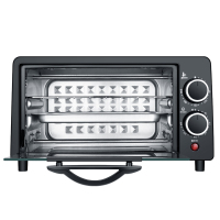 电烤箱12升家用烘焙小烤箱迷你全自动蛋糕披萨小型烤炉正品 12L红色烤箱+大礼包+披萨盘