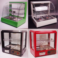 保温柜商用恒温加热保温箱台式蛋挞展示柜汉堡炸鸡板栗熟食面包柜 红狐小2层 官方标配