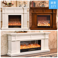 苏宁放心购1.21.51.8米实木欧式壁炉架简约装饰柜电视电壁炉取暖器 图片色简约新款