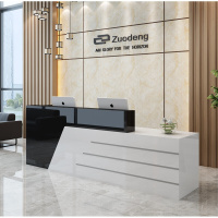 苏宁放心购前台接待台培训吧台桌烤漆柜台转角超市收银台公司迎宾服务台简约新款