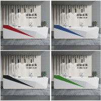 苏宁放心购院烤漆前台 异形接待台 公司咨询吧台简约现代创意收银办公桌简约新款