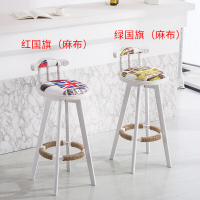 苏宁放心购新款实木吧台椅子现代简约高脚凳靠背吧椅家用收银台酒吧凳前台高凳子简约新款