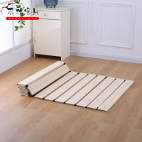 苏宁放心购简易实木折叠床板沙发木板垫松木1.2单人护腰硬床垫1.5米双人排骨架 长2米*1.2米 圆角 其他简约新款