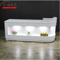 苏宁放心购收银台柜台简约现代服装店转角吧台饭店院接待前台小吧台简约新款