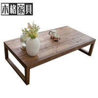 苏宁放心购 简约现代茶几实木客厅个性创意茶几时尚简单小桌子小户型茶桌 咖啡色[140*60*40 组装简约