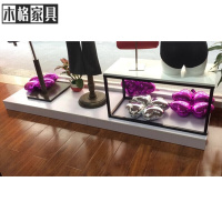 苏宁放心购木质展台模特地台橱窗展示台服装店鞋店底座展柜流水台鞋包店展台简约新款