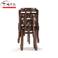 苏宁放心购实木圆凳家用高板凳方凳客厅餐桌椅创意凳子化妆凳餐凳木板凳简约新款