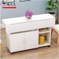 苏宁放心购歺桌吃饭桌子折叠简易餐桌椅简易饭桌折叠餐桌小户型家用人人经济型餐边柜长方形移动吃饭桌子折叠简约新款