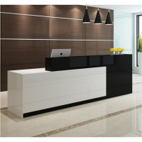 苏宁放心购仿纹收银台新款简约现代公司接待台服务台咨询台烤漆前台桌吧台简约新款