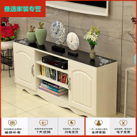 苏宁好货简约现代电视柜欧式钢化玻璃客厅茶几组合小户型迷你地柜视听柜子简约新款