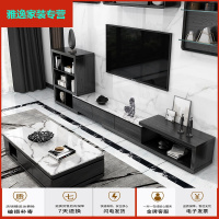 苏宁好货大理石茶几电视柜组合简约现代北欧大理石茶几桌客厅创意家具套装简约新款