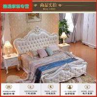 苏宁好货欧式床双人床花1.8米卧室简欧公主床现代简约多功能实木床简约新款