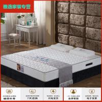 苏宁好货乳胶床垫丝光针织面料乳胶床垫1.8米弹簧乳胶软床垫 家居简约新款