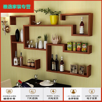 苏宁好货创意餐厅壁挂酒柜酒架 墙上悬挂式酒架置物架 家用红酒架客厅简约简约新款