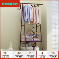 苏宁好货[可移动 加粗]简易衣帽架多功能落地挂衣架晾晒架卧室衣服架子简约新款