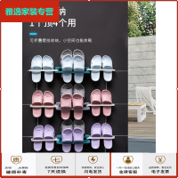 苏宁放心购浴室拖鞋架卫生间置物架免打孔壁挂挂式墙壁可折叠神器厕所收纳架简约新款