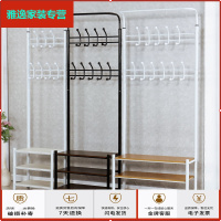 苏宁放心购简易厅衣帽架卧室挂衣架客厅落地衣架鞋架组合挂包衣架子置物架简约新款