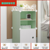 苏宁放心购简易宿舍床头柜子储物柜卧室多功能小型便宜塑料折叠收纳柜置物箱简约新款