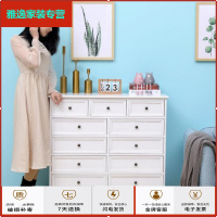 苏宁放心购美式斗柜实木收纳储物柜客厅靠墙小柜子卧室五斗餐边柜置物架家用简约新款