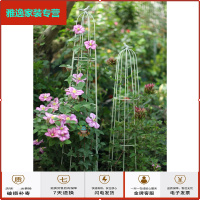 苏宁放心购圆形小鸟爬藤架月季铁线莲专用架做旧鸟笼花架阳台盆栽植物架花盆简约新款