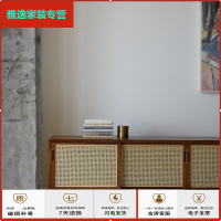 苏宁放心购藤编视听柜北欧实木复古樱桃黑胡桃木柜子中古缅甸柚木电视柜简约新款