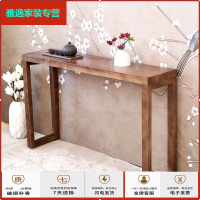 苏宁放心购新中式实木玄关桌玄关台条案现代简约玄关柜供桌靠墙边桌置物架简约新款