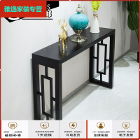 苏宁放心购新中式玄关桌简约条案实木复古吧台案几现代长条客厅供桌条几佛台简约新款