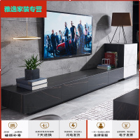 苏宁放心购意式极简电视柜茶几组合岩板简约现代客厅家具小户型轻奢地柜简约新款