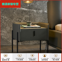 苏宁放心购设计师简约现代床头柜 极简轻奢ins网红单抽柜子创意收纳柜床边柜简约新款