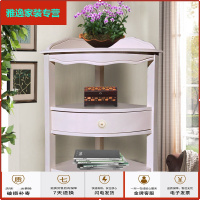 苏宁放心购全实木楼道三角柜墙边收纳沙发柜时尚置物收纳储藏柜简约新款