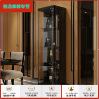 苏宁放心购客厅钢化玻璃小酒柜手办展示柜墙三角柜转角装饰储物柜简约新款